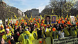 Pro-MEK (Modschahedin-e Chalgh, Volksmudschahedin, MKO, PMoI) Demonstration vor dem Weißen Haus