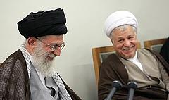 Irans Ayatollah Khamenei und Rafsanjani
