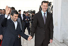 Ahmadinejad, Assad