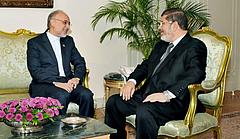 Ägyptens Mohamed Morsi und Irans Ali Akbar Salehi