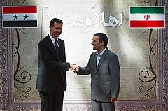 Iran Präsident Ahmadinejad mit Syriens Präsident Assad