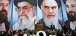 Iran Präsident Hassan Rohani Ansprache Rede Vortrag Mausoleum Ayatollah Rouhollah Khomeini