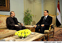Iran, Larijani, Ägypten, Mubarak