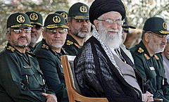 Ayatollah Ali Khamenei Befehlshaber Kommandeure Iran Revolutionsgarde Sepah-e Pasdaran IRGC