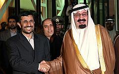 Ahmadinejad und Abdullah ibn Abd al-Aziz