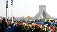 Feierlichkeiten 35. Jahrestag Islamischen Revolution Iran.