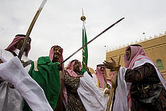 Saudi-Arabien Schwerttanz