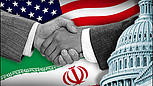 Amerikanisch-Iranische Freundschaft Flagge Iran USA Vereinigten Staaten Capitol Deal