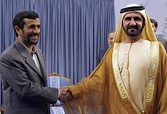 Iran, Ahmadinejad, Dubai, Al-Maktum