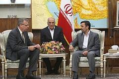 Yuri Fedotov, Leiter der UNODC und Irans Präsident Dr. Mahmoud Ahmadinejad