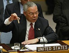 Colin Powell vor dem UN-Sicherheitsrat