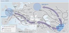 Drogenrouten aus Afghanistan