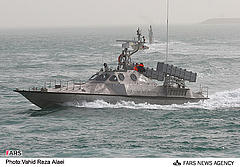 Irans Flugkörperschnellboot Zolfaghar