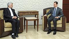 Syriens Bashar Al-Assad und Irans Saeed Jalili