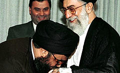 Hassan Nasrallah und Ayatollah Ali Khamenei