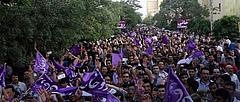 Unterstützter Rouhani Rowhani Ruhani Irans Präsident Sympathisanten