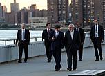 Türkeis Außenminister Ahmet Davutoglu und Irans Außenminister Mohammad Javad Zarif