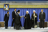 Ahmadinejad, Khamenei, Rafsanjani, Ruhani, Larijani