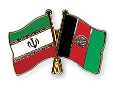 Irans und Afghanistans Flagge