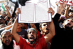Demonstration Salafisten Kairo Ägypten Protest Salafismus Wahhabismus
