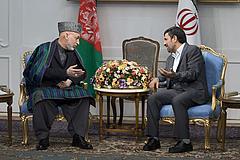 Afghanistans Hamid Karzai und Irans Mahmoud Ahmadinejad