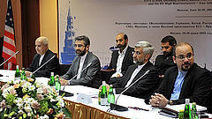 Iranisches Verhandlungsteam bei den Gesprächen mit G5+1 im Juni 2012 in Moskau