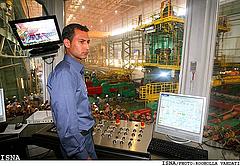 Iran, Ahwaz, Stahlproduktionsanlage