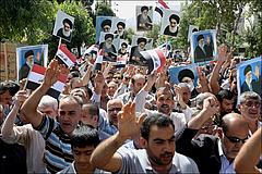Demonstration Irak Großayatollah Sistani Khamenei ISIL