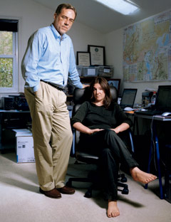 Flynt Leverett und Hillary Mann Leverett.
